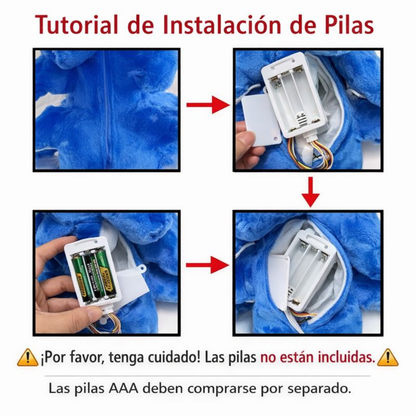 Peluche que Respira con luz y sonido